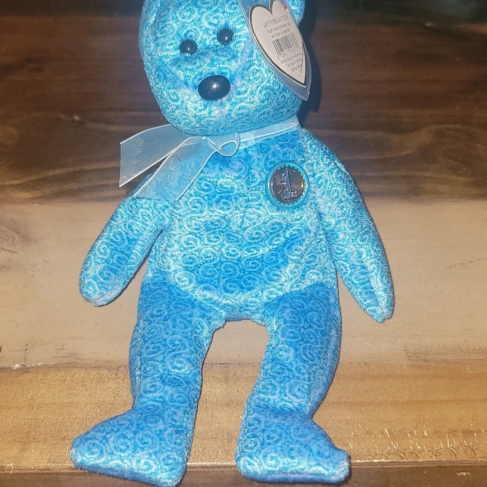 Ty Beanie Baby Classy Bear - Picture 1 of 5